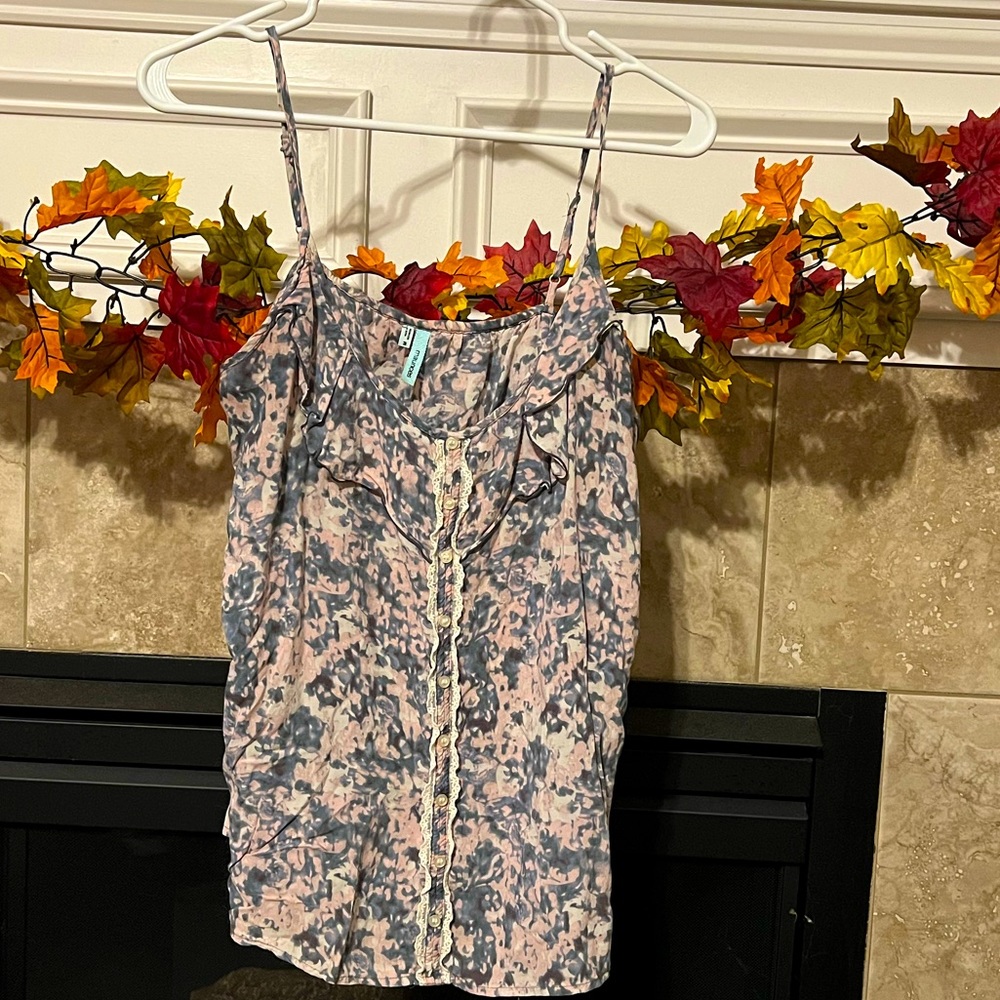 Pastel tye dye tank top
